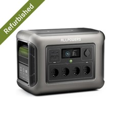 1800W Przenośna elektrownia 1152Wh LiFePO4 Generator słoneczny Camping na sprzedaż  Wysyłka do Poland