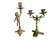 Vintage metal candlesticks for sale  Mount Hope