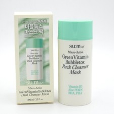 SU:M37 Micro Active Green Witamina Bubbletox Pack Maska oczyszczająca 100ml K-Beauty na sprzedaż SU:M37 Micro Active Green Witamina Bubbletox Pack Maska oczyszczająca 100ml K-Beauty na sprzedaż  Wysyłka do Poland
