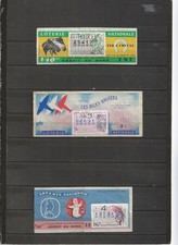 Lot 3 billets d'occasion  Amiens-