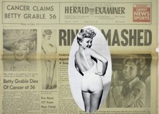 Betty grable dies for sale  Boerne