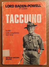 Taccuino lord baden usato  Milano