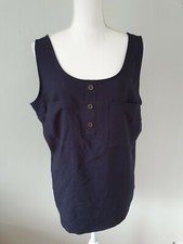 Womens navy vest for sale  HORSHAM