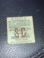 Half. railway ticket for sale  SHIFNAL