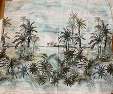 Tecido HTF Mist Island Palms paisagem beleza Michael Miller DCX8538 wof x 54" comprar usado  Enviando para Brazil