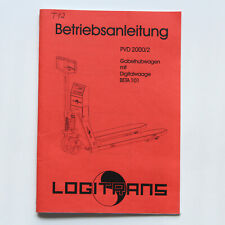Logitrans pvd2000 hubwagen gebraucht kaufen  Duderstadt