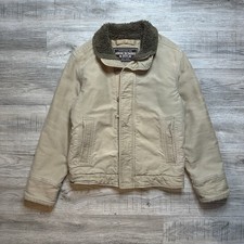 Jaqueta Vintage Y2K Abercrombie & Fitch Adirondack Sherpa Forrada Grande Cáqui  comprar usado  Enviando para Brazil