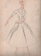 Croquis moda hubert usato  Torino