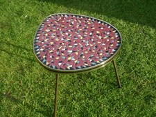 Vintage mosaiktisch blumenhock gebraucht kaufen  Mannheim