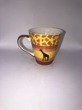Caneca de café Cha Cult pintada à mão girafa cerâmica fina xícara de chá animal safári em excelente estado usado comprar usado  Enviando para Brazil
