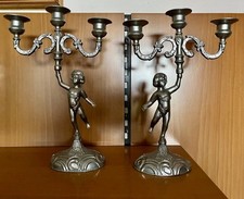 Coppia candelabri usato  Milano