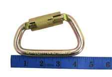 Mosquetão Yoke Technical Rescue Offset D Fall Arrest dourado trava de torção média comprar usado  Enviando para Brazil