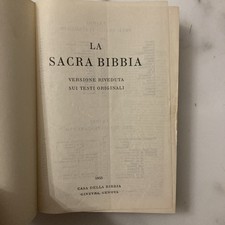 Sacra bibbia antico usato  Genova