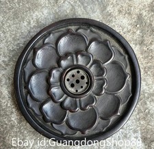 Porta-incenso antigo chinês escultura em madeira dinastia palácio flor de lótus 4" comprar usado  Enviando para Brazil