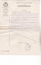 Certificat enregistrement livr d'occasion  Saint-Igny-de-Vers