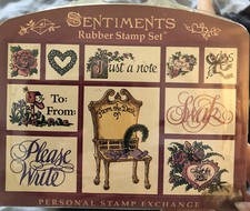 Rubber stamps sentiments for sale  PONTYCLUN