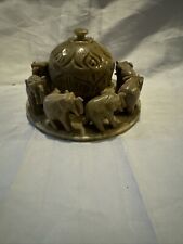 Soapstone elephant handmade for sale  SOUTHAMPTON