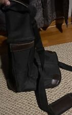 Bolso Bota Western Negro Forrado en Vellón con Borde de Cuero Doble Cremallera SSTack segunda mano  Embacar hacia Argentina