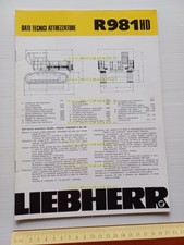 Liebherr escavatore 981 usato  Vimodrone