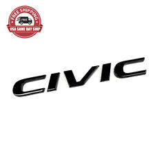 2016-2020 OEM preto brilhante logotipo CIVIC original emblema porta-malas traseiro para Honda Civic comprar usado  Enviando para Brazil