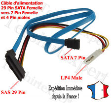 7 Pin SATA Serial ATA to SAS 29 Pin & 4 Pines Cable Macho Conector Adaptador H9 comprar usado 7 Pin SATA Serial ATA to SAS 29 Pin & 4 Pines Cable Macho Conector Adaptador H9 comprar usado  Enviando para Brazil