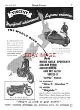 1955 advert vincent for sale  SIDCUP