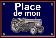 Plaque place tracteur d'occasion  Paris I