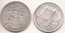 Médailles argent briefmarken d'occasion  Vernon