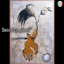 pittura moderna arte contemporanea astratta dipinto figurativo fiore quadro tela, usado comprar usado  Enviando para Brazil
