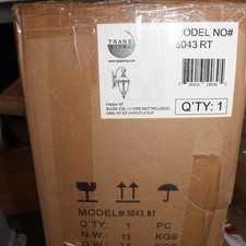 Lanterna de parede Trans Globe Lighting tradicional para área externa - postes-luzes TG5043 RT comprar usado  Enviando para Brazil