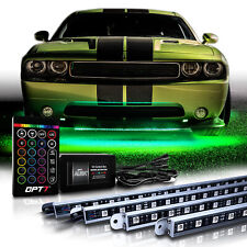 Usado, OPT7 4 peças 16 cores carro caminhão submerso sob a carroceria RGB kit de acento barra de luz LED brilhante comprar usado  Enviando para Brazil