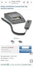 Philips lfh730 dictation for sale  WISBECH