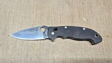 Spyderco manix black for sale  Wilbraham