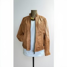 Lederjacke braun lammnappa gebraucht kaufen  Medebach