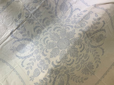 Colcha de casal vintage PARAGON estampada em ponto cruz FLOR DE NEVE cama completa comprar usado  Enviando para Brazil