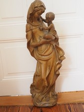 Marienfigur jesuskind holzschn gebraucht kaufen  Lahr