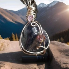 Iolite crystal pendant for sale  WOLVERHAMPTON