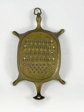 Triturador de legumes antigo vintage bronze formato de tartaruga fatiador Índia, usado comprar usado  Enviando para Brazil