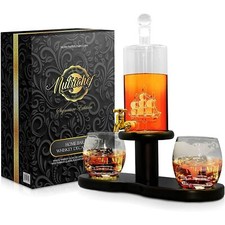 Usado, Conjunto de Decantadores de Uísque e Vinho NutriChef NCGDS16, 3 Peças, Design de Envio comprar usado  Enviando para Brazil