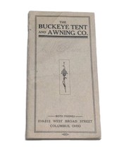 Catálogo The Buckeye Tent & Awnling Co Columbus Ohio Circus Railroad início dos anos 1900 comprar usado  Enviando para Brazil