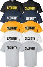 Camiseta "Segurança" Tamanho P-4XL Frente/Traseiro evento equipe festa uniforme guarda-pula comprar usado  Enviando para Brazil