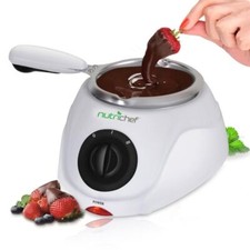 Juego de fondue eléctrica de fusión y calentamiento de chocolate Nutrichef segunda mano  Embacar hacia Mexico