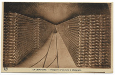 Cpa champagne perspective d'occasion  Lavardac