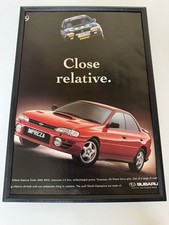 Framed original subaru for sale  WIGAN