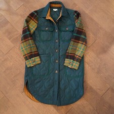 Jaqueta longa feminina Sundance Hampshire xadrez mistura de lã S Country Boho Festival comprar usado  Enviando para Brazil