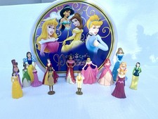 Lote de 15 bonecos Disney Princess e estojo de transporte espelhado Pocahontas, Mulan, +++ comprar usado  Enviando para Brazil