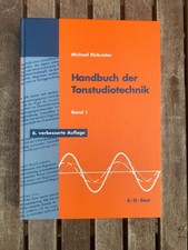 Handbuch tonstudiotechnik band gebraucht kaufen  Neunkirchen a.Brand
