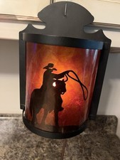 Metal wall sconce for sale  Boaz