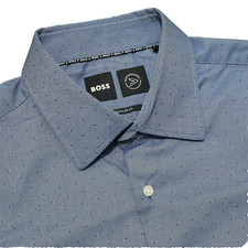 Camisa Hugo BOSS Performance Masculina Tamanho 17 (XL) Ajuste Regular Stretch Dapper Moderna, usado comprar usado Camisa Hugo BOSS Performance Masculina Tamanho 17 (XL) Ajuste Regular Stretch Dapper Moderna, usado comprar usado  Enviando para Brazil