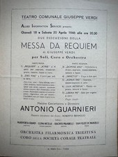 Messa requiem brochure usato  Torino